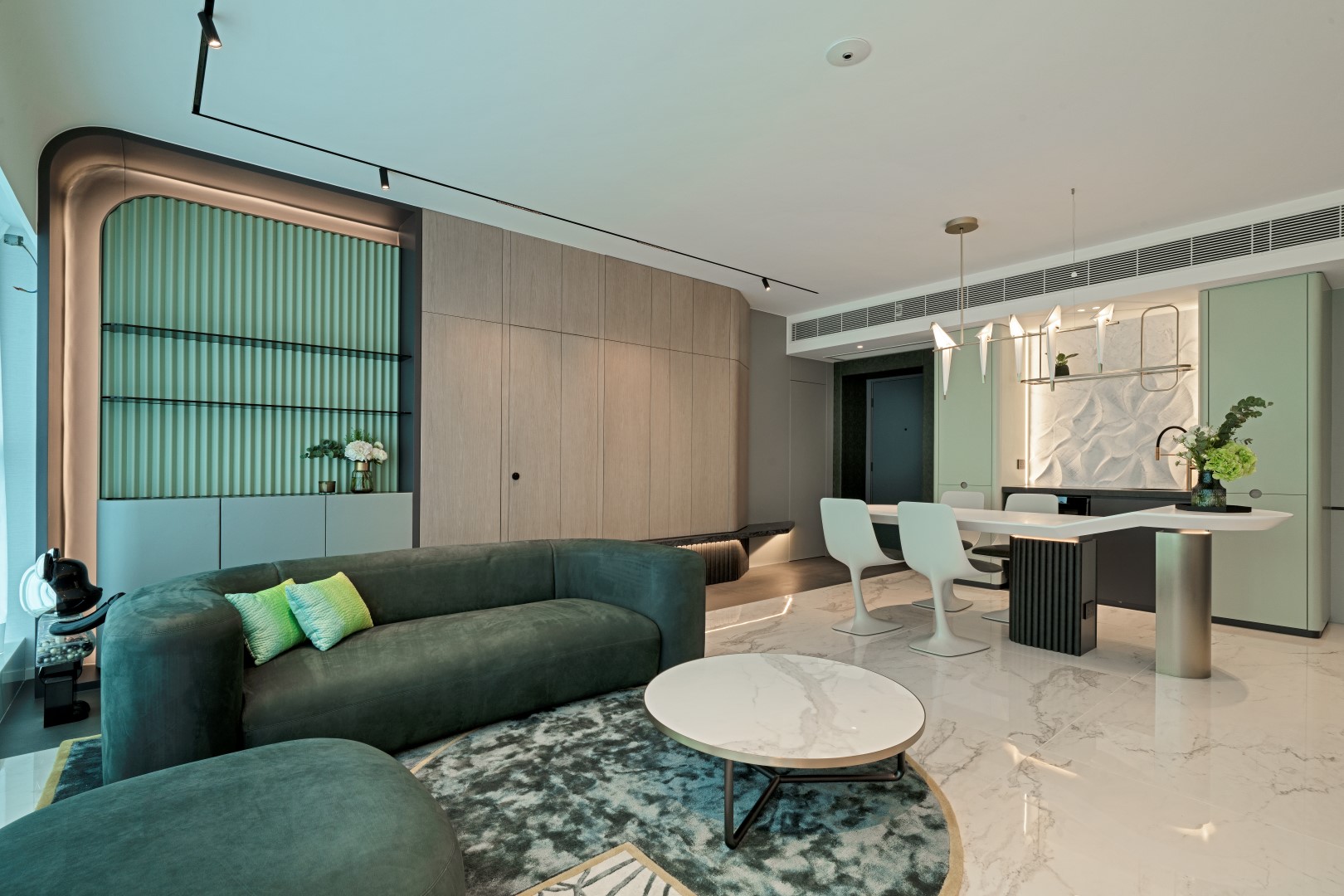沙田半山住宅 室内设计实景照 1，Artwill 香港